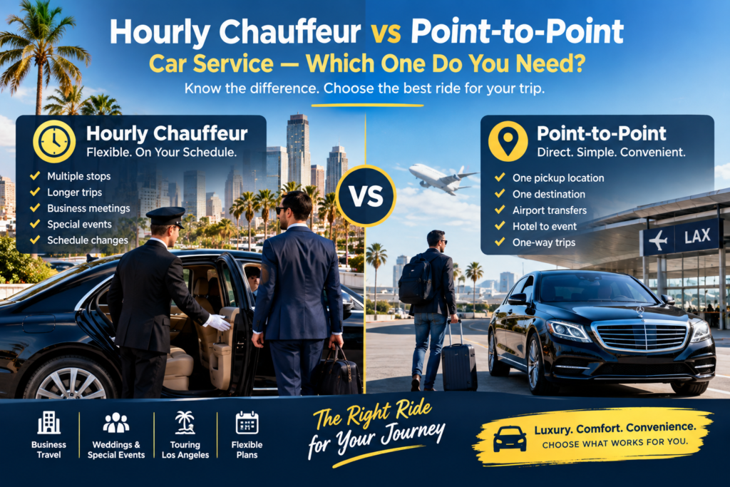 hourly chauffeur vs point to point
